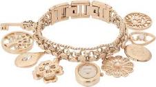 Amazon.com: Anne Klein Women's Premium Crystal Accented Rose Gold ...