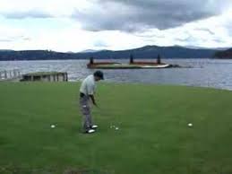 Coeur d'alene golf floating green. The Legendary Floating Green At Coeur D Alene Youtube