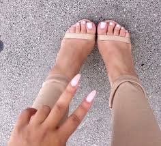 Light Pink Mani Pedi Toe Nails Nails Inspiration Pretty Toes