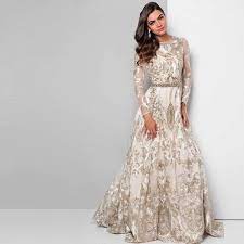 Long Sleeve Ivory Gold Wedding Gown Long Sleeve Wedding Dress Wedding Gowns With Sleeves Long Sleeve Wedding Gowns Pretty White Dresses