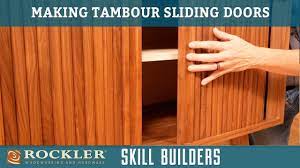The cupboard is supplied in two. How To Make A Sliding Tambour Door Rockler Skill Builder Youtube