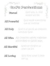 Perfections Of God Coloring Tracing Sheet Attributes Of God God Tracing Sheets