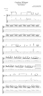 Steve Terreberry Careless Whisper Solo Tab Pdf Guitar Tab Guitar Pro Tab Download Electric Guitar Solo Careless Whisper Guitar Tabs Guitar Sheet Music