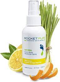 Amazon Com Natural Foot Shoe Deodorizer Spray For Feet Shoes Gym Gear Odor Eliminator Strong Smell Remover For Any Boot Or Sneaker Made With Powerful Essential Oils