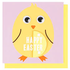 Easter wish for the mature. Honeycomb Chick Easter Card Paperchase