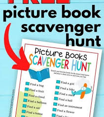 We worked in pairs to search our library books and find the answers to certain questions. Picture Book Scavenger Hunt With Free Printable