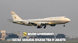 Gede Banget Pesawat Kepresidenan Sultan Brunei Landing Di Soekarno Hatta Youtube