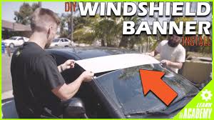Convert local frequency in order for the. How To Install A Windshield Banner The Right Way Youtube