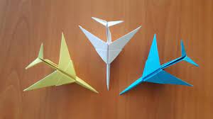kagittan ucak yapimi jet sesli anlatim elisi fikirleri origami hediyeler
