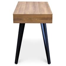 Nos bureaux en chêne massif sont pas cher et de très grande qualité.ces bureaux en chêne bureau en chêne massif moderne cubic. Bureau Chene Fonce Et Pietement Metal Noir Natasha 3 Suisses