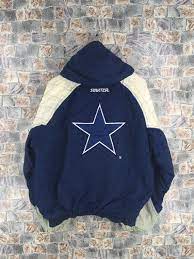Dallas Cowboys Nfl Starter Jacket Medium Vintage 1980 S Etsy Dallas Cowboys Hoodie Jacket Cowboys