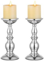 Check spelling or type a new query. Nuptio Metal Pillar Candle Holder Set Of 2 2 X L Black Gold Candlestick Holder Wedding Centerpieces Ideal For Wax Led Pillar Candles Dinning Room Table Decoration Home Kitchen Candleholders Umoonproductions Com
