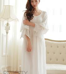 Long White Night Dress Women S Nightgown White Long Sleepwear Vintage Pajamas Roupao Feminino Night Gown Night Dress For Women Nightgowns For Women