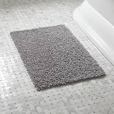 Black And Silver Bathroom Rugs Loop Light Grey Bath Rug Reviews Crate And Barrel In 2020 Gray Bath Rug Grey Bathroom Rugs White Bath Rugs