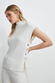 Maybe you would like to learn more about one of these? Eyelet Knit Tabard Karen Millen