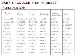Kid Size Chart Shirt Kids