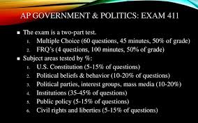 Administration 1 of the ap gov exam is on may 3 at 8 am, your local time—this will be a paper test at your school. Ap Government Politics Ppt Download