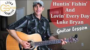 How to play huntin' fishin' and lovin' everyday by luke bryan on acoustic guitar!!! Huntin Fishin And Lovin Every Day Luke Bryan Guitar Tutorial Youtube