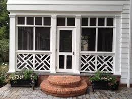 Chippendale railings are ornate and geometric, typically with an x at the center which is intersected by a slightly flattened oval. 50 Chippendale Ideas Chippendale House Exterior Porch Railing