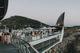 Wedding Reception Held On Bommie Deck At The Hamilton Island Yacht Club Hamilton Island Wedding Hamilton Island Reception Venues
