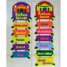 Rukun islam dan rukun iman tentu berbeda. Dinding Islam Hiasan Dinding Rukun Islam Shopee Indonesia
