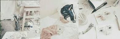 Aesthetics Black And White Collage Header Pin Oleh Hinal Di Headers