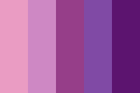 The new color's hue depends on the amount of purple and pink used in the mixture. Mixed Purple And Pink Day Color Palette