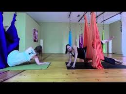 Flying Yin Yoga 15 Minute Sequence W Britt Dienes Yin Yoga Aerial Yoga Poses Aerial Yoga
