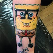 Blackened sponge is a spongebob squarepants episode from season 5. 50 Spongebob Tattoo Designs For Men Cartoon Ink Ideas