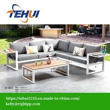 Lacquered veneer over an engineered wood top in white. China Metal Modern Home Hotel Patio Polywood Aluminum Sofa Set Designs Outdoor Garden Furniture China Garden Chair Outdoor Chair