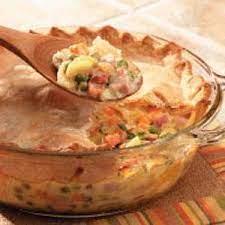 Au Gratin Ham Potpie Recipes Ham Pot Pie Cooking Recipes