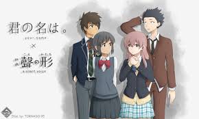 Tons of awesome a silent voice hd … read more a silent voice background 1920 x 1080. A Silent Voice Mitsuha Miyamizu Shouko Nishimiya Shouya Ishida Taki Tachibana Your Name Wallpaper Resolution 5000x3000 Id 1054002 Wallha Com