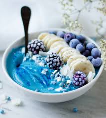Vicky Dream Food On Instagram Blue Iced Nicecream Nicecream Blue Magical Coconut Banana Nicecream With Blue Sp Food Blue Spirulina Nice Cream