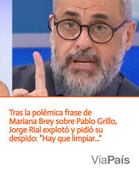 El conductor de Argenzuela se indignó con su colega, quien cuestionó la  represión policial a un periodista en la marcha de los jubilados.