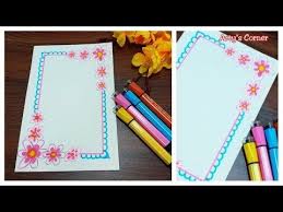 Floral Borders For Projects Simple Border Design On Paper Front Page Design By Arty S Corner Yo Front Page Design Page Borders Design Borders For Paper Best border design for project/design for front page/border for project by the arts center #frontpage #projectdesign. simple border design on paper