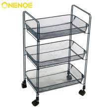 Check spelling or type a new query. Onenoe Design Modern Home Furniture Metal Mesh 3 Tier Storage Organizer Multipurpose Kitchen Trolley Utility Rolling Cart Strong Atability With Baskets China Storage Rack Garden Cart Made In China Com