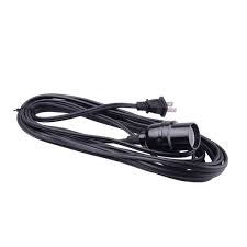 J100355 Hanging Light Bulb Socket 10m Long Extension Cord Adapter 18 2 Spt 2 Plug In Pendant Lamp Lights Fixture Black Buy Hanging Light Bulb Socket Socket Extension Cord Single Socket Pendant Light Cord Kit