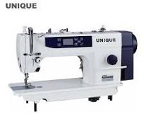 Máquina de coser industrial de accionamiento directo, máquina de costura  con bloqueo overlock para prendas de vestir