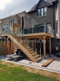 Deck railing height should be a minimum of 36 for any platform elevated to 30 and more from the surface. Deck Railing Height Requirements And Codes For Ontario