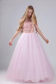 Birthday Dresses For Teens Pink Two Pieces Girls Dress Flower Lace Bodice With Pearls Etsy In 2020 Dresses For Teens Dresses Girls Dresses