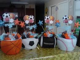 Lembrancinhas Para Festa Esportes Sports Baby Shower Boy Baby Shower Centerpieces Sports Baby Shower Theme