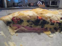 Layered Mediterranean Pie Eggs Cheese Ham Elegant Gourmet Justapinchrecipes Recipes Dinner Pies Mediterranean Pie Recipe