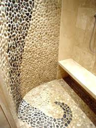 Image Result For Linear Drain Rock Shower Floor River Rock Bathroom Rock Shower River Rock Shower