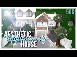 Roblox Bloxburg Aesthetic Family Hillside House Speedbuild 50k Youtube Hillside House Roblox Bloxburg House Ideas Bloxburg House Ideas