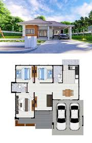 Three Simple But Charming Bungalow Designs With Three Bedrooms Ulric Home Architectural House Plans Bungalow Design Modern Bungalow House Design