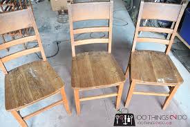 Wooden dining table with 8 chairs table can be downsized, the center part can be removed. Wood Chair Makeover 100 Things 2 Do