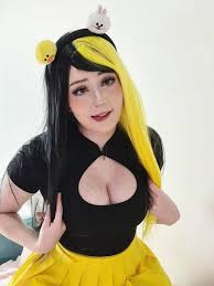 Hair color is the pigmentation of hair follicles due to two types of melanin: Evahair Half Black And Half Yellow Wefted Cap Long Staight Synthetic Wig With Bangs Home Evahair