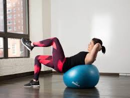10 Yoga Ball Ab Exercises Yoga Ball Abs Ball Exercises Exercise