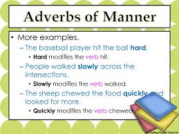 Show students how you can use the word bank to find an adverb to complete the sentence (e.g. Parts Of Speech All About Adverbs Ppt Download