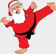 Vector merry christmas classic red cartoon background with santa claus belt and golden buckle. Taekwondo Santa Claus Karate Black Belt Obi Karate Transparent Background Png Clipart Hiclipart